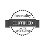 Face Reality certified acne specialist image.